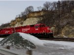 CP 5045 in the Snow